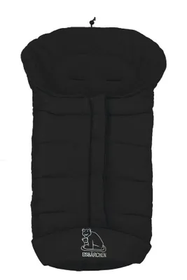 Produktbild von Heitmann Felle Winterfußsack, Serie "Eisbärchen" Farbe: Schwarz/Schwarz 7965S