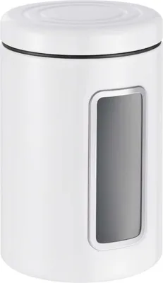 Produktbild von Wesco Vorratsdose, Vorrats Dose, Aufbewahrungsdose, Vorratsbehälter, Weiß, Stahlblech, 321206-01
