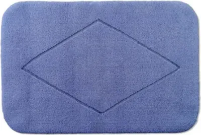Produktbild von Rhomtuft Badteppich Raute abgerundet Farbe aqua Größe 80x160 cm