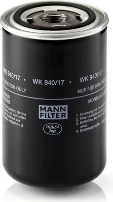 Produktbild von Kraftstofffilter MANN-FILTER WK 940/17 Anschraubfilter
