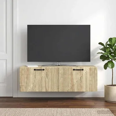 Immagine prodotto di Maison Exclusive - Mobile TV da parete in rovere Sonoma 98 x 31 x 30 cm