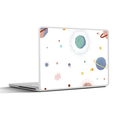 Produktbild von MuchoWow® Laptop Aufkleber Sticker Cover Kinderzimmer - Sterne - Weltraum 30x21 cm - Sticker für Laptop - Selbstklebend