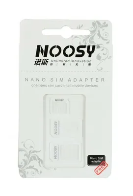 Obrázok produktu pre Súprava adaptérov Noosy Nano-SIM, 3-balenie