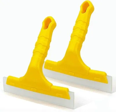 Produktbild von Famanu Duschspiegelwischer Miniwischer - 15,5 x 14 cm, 2er-Pack