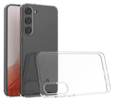 Produktbild von Für Samsung Galaxy S23 Plus Silikon Schutz Transparent Handy Tasche Etuis Hülle Cover Case Neu