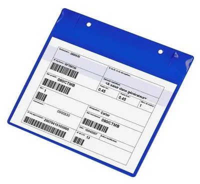 Produktbild von DJOIS Kennzeichnungstasche Neodym 170131 A5 bl 5 St./Pack.