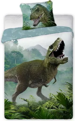 Obrázek produktu pro Ložní prádlo, bavlněné ložní prádlo pro děti a mládež 160x200 Dinosaurus 002