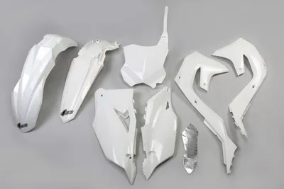 Produktbild von Kunststoffsatz Für Kawasaki Kxf 250 '21, Kxf 450 '19-21 Weiss (Ka227E047)