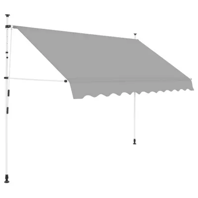 Zdjęcie produktu dla Roleta przeciwsłoneczna zwijana, szara, 250x120 cm