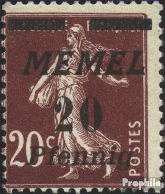 Produktbild von Briefmarken Memelgebiet 1922 Mi 56 postfrisch Aufdruckausgabe