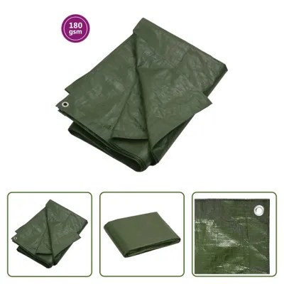 Immagine prodotto di The Living Store Telone 180 g/m² 3x6 m Verde HDPE