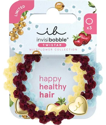 Produktbild von Twistar Wildflower Cherry Twist Haargummi 3 Stü ck