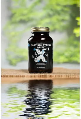 Obrázok produktu pre BrainMax Cortisol Stress Support, komplex pre duševnú rovnováhu, 60 rastlinných kapsúl