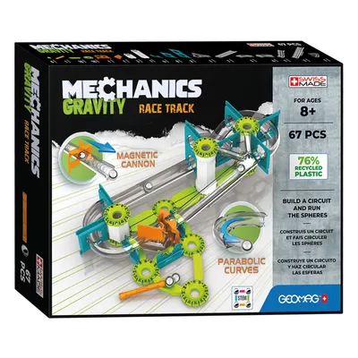 Obrázok produktu pre Geomag Mechanics Gravity RE Race Track, Hračka s neodýmovým magnetom, 8 rok / roky, Zelená, Strieborná