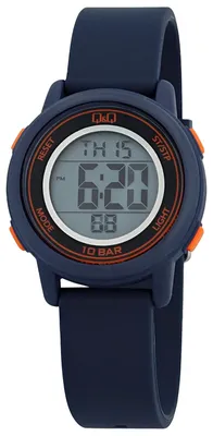 Produktbild von Q&Q Kinder Armbanduhr Resinband, 10 ATM, Digital, 10 ATM, Jugendliche, Jungen