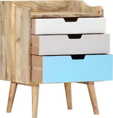 Obrázok produktu pre vidaXL Nočný stolík 47 x 35 x 63 cm z masívneho mangového dreva