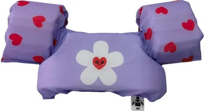Produktbild von Swim Essentials Schwimmhilfe Puddle Jumper lila Blumen 2-6 Jahre