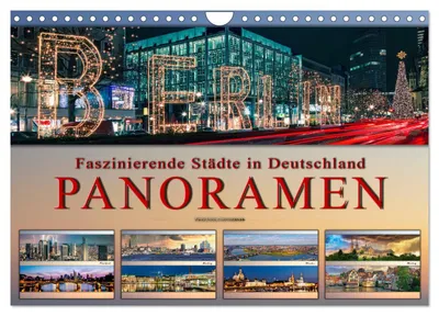 Immagine prodotto di Città affascinanti in Germania - Panorami (calendario da parete 2027, formato DIN A4 orizzontale), calendario mensile CALVENDO