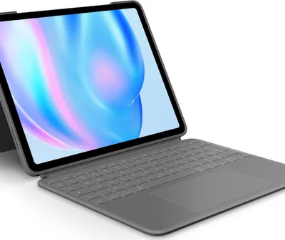 Produktbild von Logitech Combo Touch, QWERTY, US International, Trackpad, 1,9 cm, 1 mm, Apple