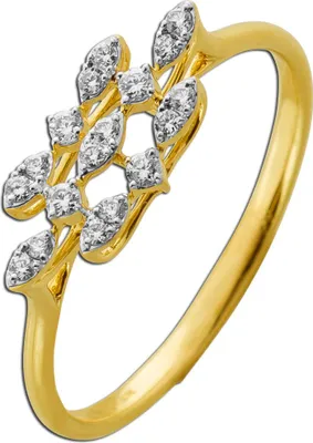 Produktbild von Diamant Ring Gold 585 14K Natur Diamanten 0.20ct 19