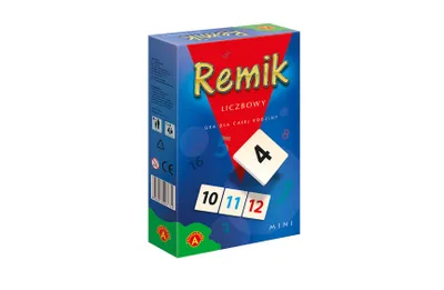 Zdjęcie produktu dla Alexander Remik liczbowy mini, Gra planszowa, Edukacyjny, 8 lat(a)