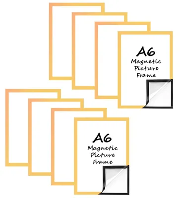 Produktbild von Fotolisten A6, magnetisch, selbstklebend, 8 Stück, für Dokumente