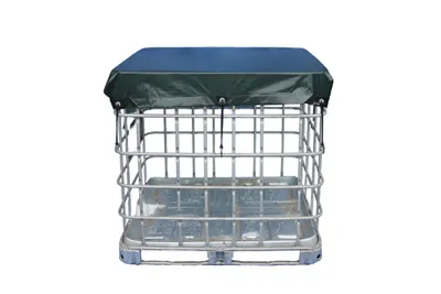 Produktbild von Xstrong IBC Plane mit Ösen - 1PACK - 1.2X1M - Grün - Wetterfeste Plane - UV-beständig - Abdeckplane für IBC-Gittercontainer