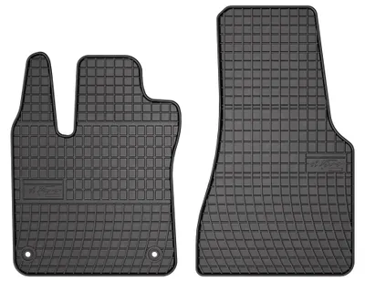 Imagen del producto de Alfombrillas de goma delanteras para Smart Fortwo III 2014-2020 (hatchback) – juego de 2 piezas, , a medida – Wielganizator SolidPRO