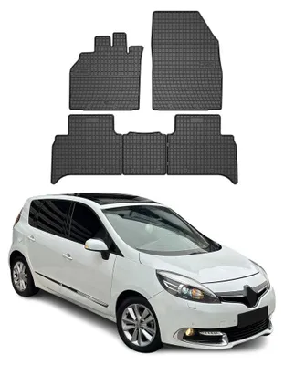 Obrázok produktu pre 2009-2016 Renault Scenic podlahové rohože TPE čierne 5 ks