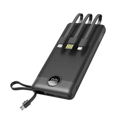 Produktbild von VEGER C10, 10000 mAh, Lithium Polymer (LiPo), 10 W, Schwarz