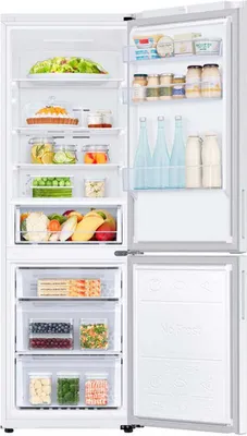 Image de Réfrigérateur combiné 60cm 344l nofrost, blanc - Samsung - RB33B610EWW -