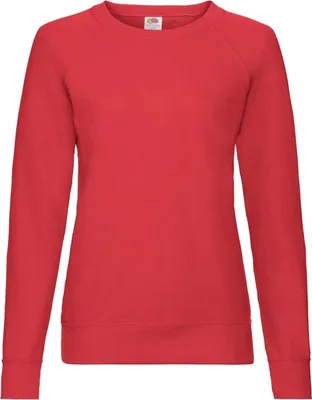 Produktbild von Damen-Sweatshirt - FOL RAGLAN SWEAT/W - red - Größe XS