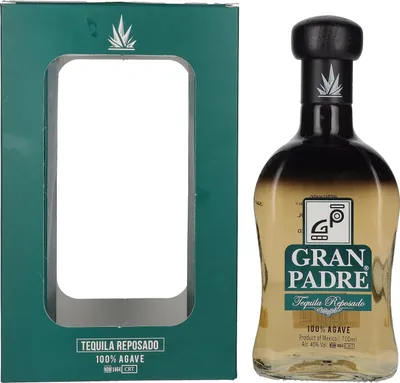 Image de Gran Padre Tequila Reposado 100% Agave 40% Vol. 0,7l en boîte cadeau