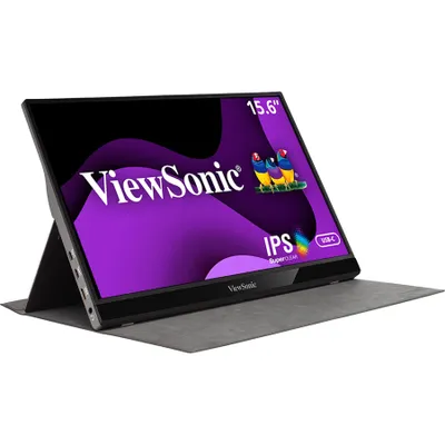 Produktbild von Viewsonic VG Series VG1655, 39,6 cm (15.6"), 1920 x 1080 Pixel, Full HD, LED, 14 ms, Silber