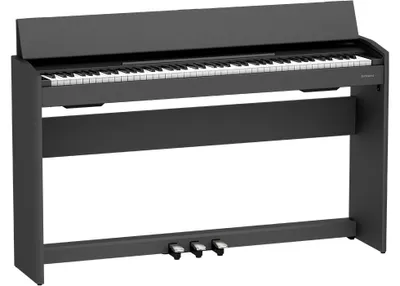 Produktbild von Roland Digitalpiano F107-BKX Schwarz matt, PHA-4 Standard-Tastatur, 1360x345x778 mm (B x T x H)