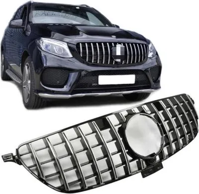 Produktbild von Kühlergrill Schwarz/ chrom passend für Mercedes GLE C292 Coupe 2015-  Panamericana GT