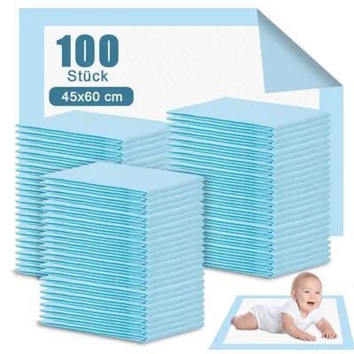 Produktbild von Einweg Wickelunterlagen für Babys - 50 Stück - Wasserdicht & Absorbierend