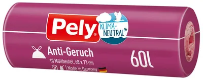 Immagine prodotto di Pely clima neutro antiodore pratico con coulisse 60L 10 pezzi