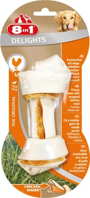 Produktbild von 8in1 Chicken Bone M, Snacks, Hund, Adult, Huhn, 65 g, Gluten-frei