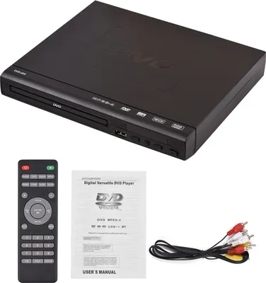 Produktbild von DVD-225 Heim-DVD-Player DVD-CD-Disc-Player Digitaler Multimedia-Player AV-Ausgang mit Fernbedienung