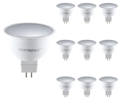 Produktbild von hoftronic GU5.3 LED MR16 Spot 4,3W 6500K 12V Ersetzt 50 Watt Weiß