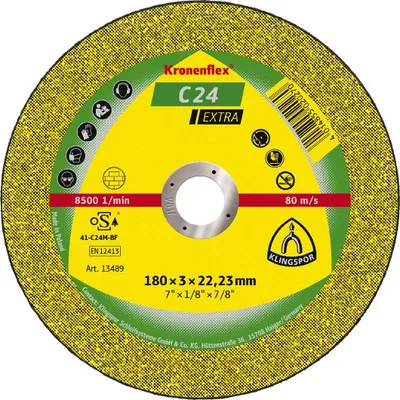 Image de Disque à tronçonner C 24 Extra, diamètre [mm] 180 189001