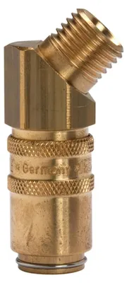 Produktbild von Riegler Temperierkupplung DN 6 mit Außengewindeanschluss, G 1/4 45°