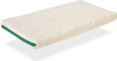 Produktbild von Mini-Matratze fur Kinderbett, 80X50 CM, Hohe 7 CM. Latex und naturliche Kokosnuss. 100 % -Stoff