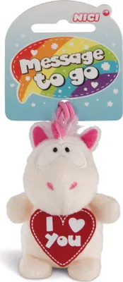 Produktbild von Einhorn Theodor I (Herz) YOU 8cm mit Loop