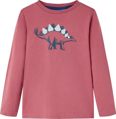 Produktbild von Kinder-Langarmshirt Dunkelrot 128