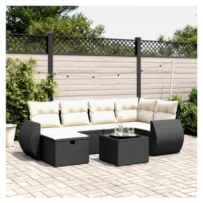 Produktbild von Gartenlounge mit Stauraum, Rattan Sofa, Outdoor Möbel, Ecklounge, Terrassenmöbel