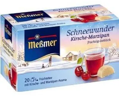 Zdjęcie produktu dla Meßmer Schneewunder Cherry Marzipan Herbata owocowa owocowa 50g