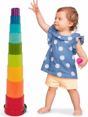Produktbild von Stapelbare Becher mit Eimer – Set aus stapelbaren Bechern, B.Toys