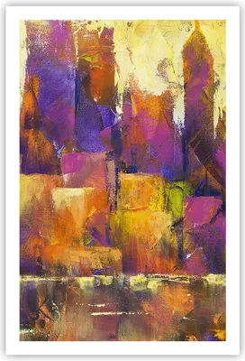 Produktbild von Poster - Poster ohne Rahmen - Abstraktion Stadt Wolkenkratzer - 61x91,5 cm - Wand Bild - Wanddeko - Wandbilder - Kunstposter - Wandposter - Bilder - Kunstdruck - Wandbild - P2XPA61x91-4294